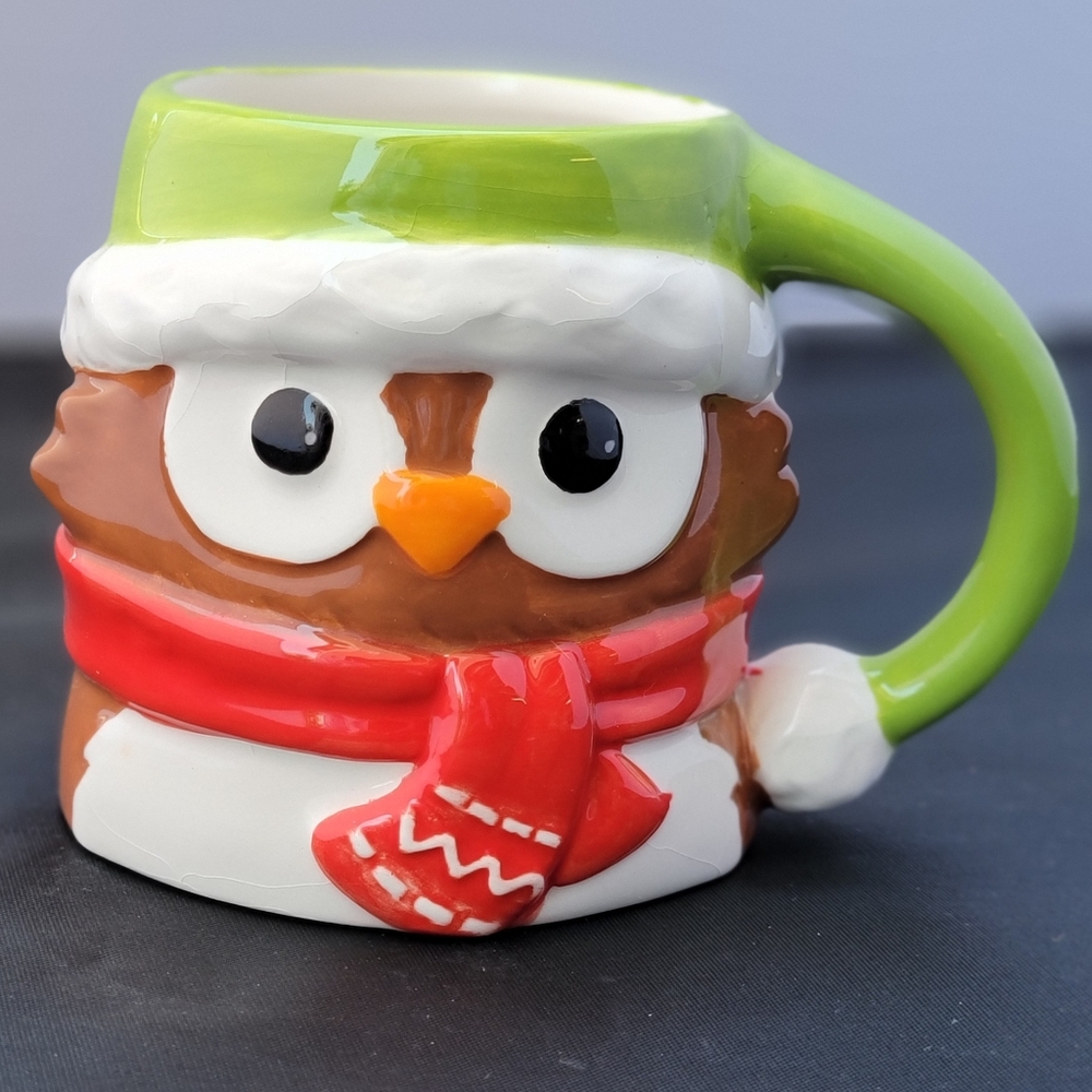 Christmas Owl mug